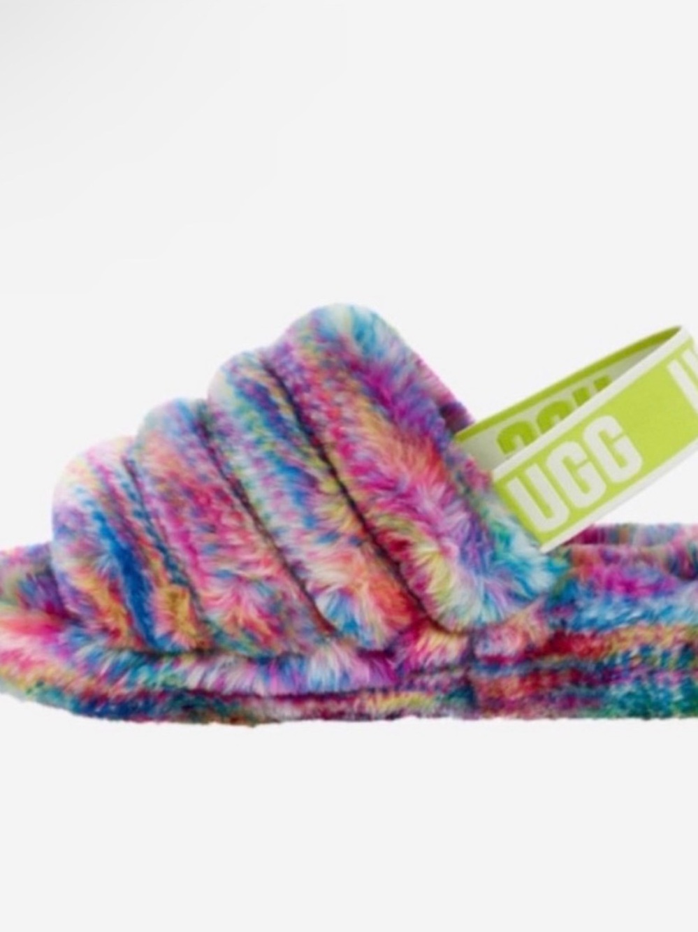 UGG K Fluff Yeah Pixalate kids slippers
